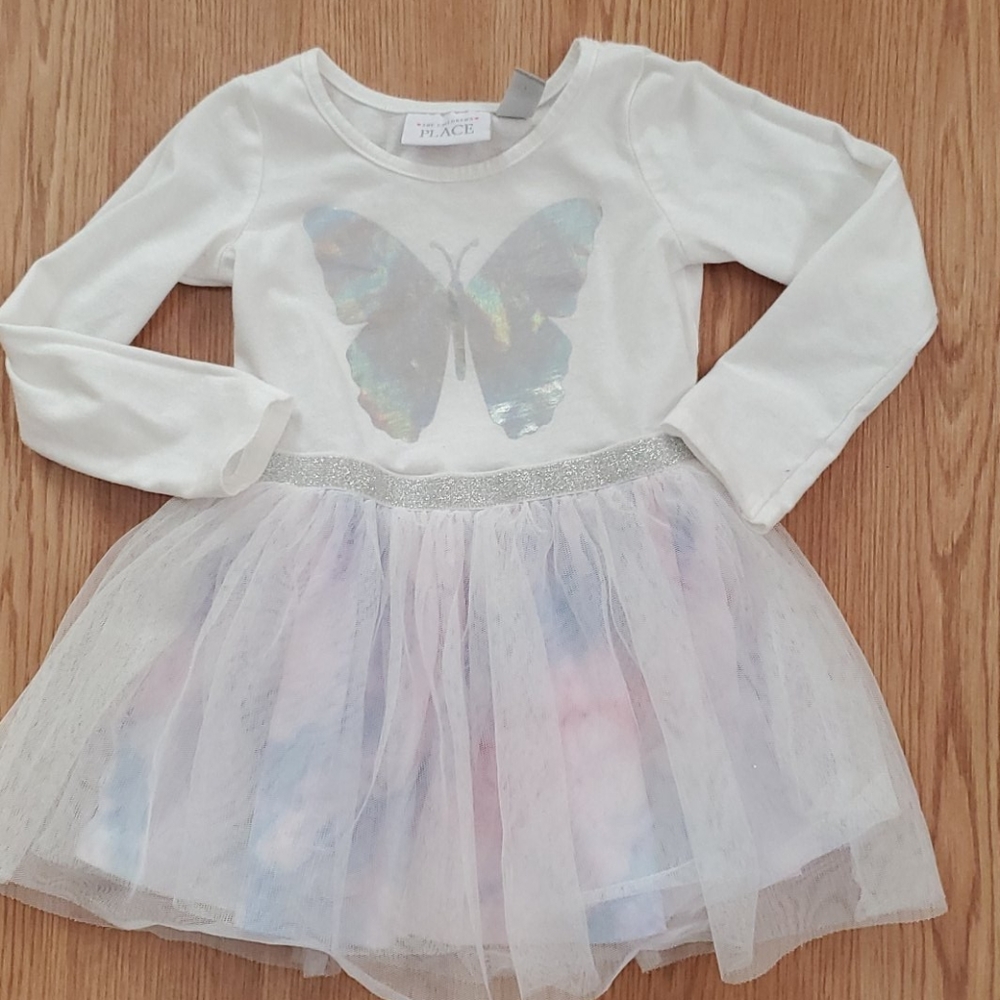 Toddler Girls Butterfly Tutu Dress
